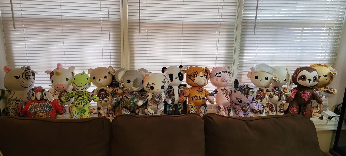 Customer photo review of Violet the Bat Plushie