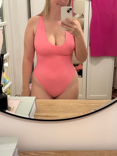 Customer photo review of Celeste One Piece Swimsuit // Candyfloss