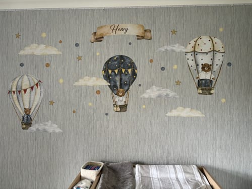 Customer photo review of Bear Family on Hot Air Balloons