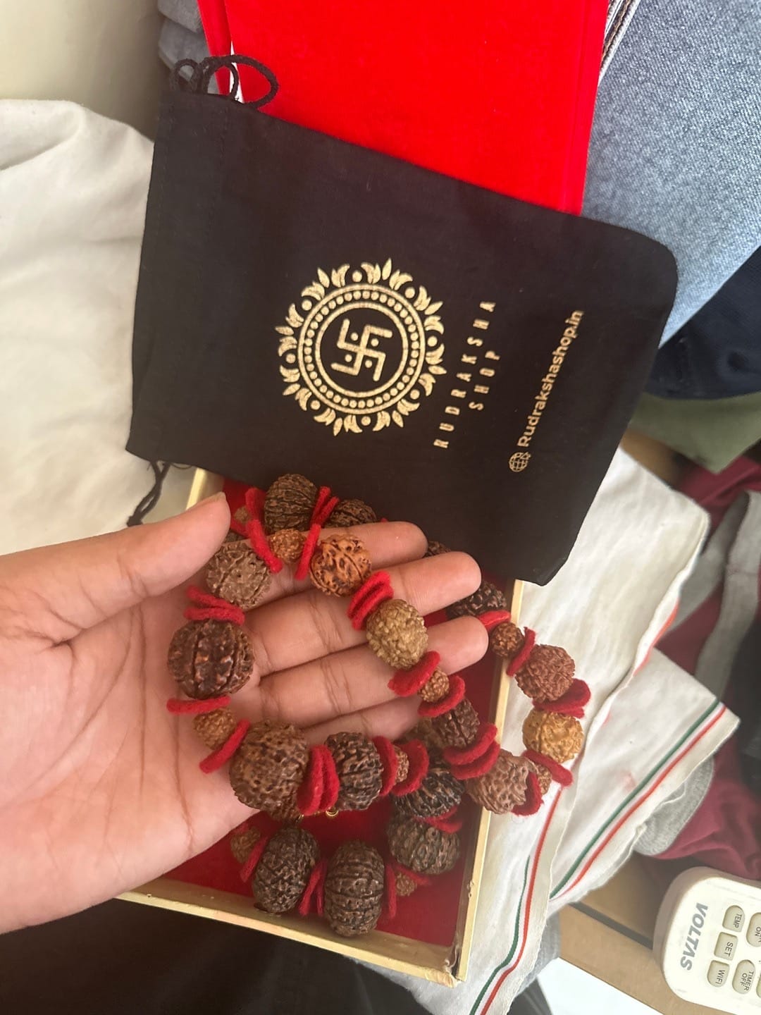 Customer photo review of Nepali Indrani Siddha Mala (Customizable)