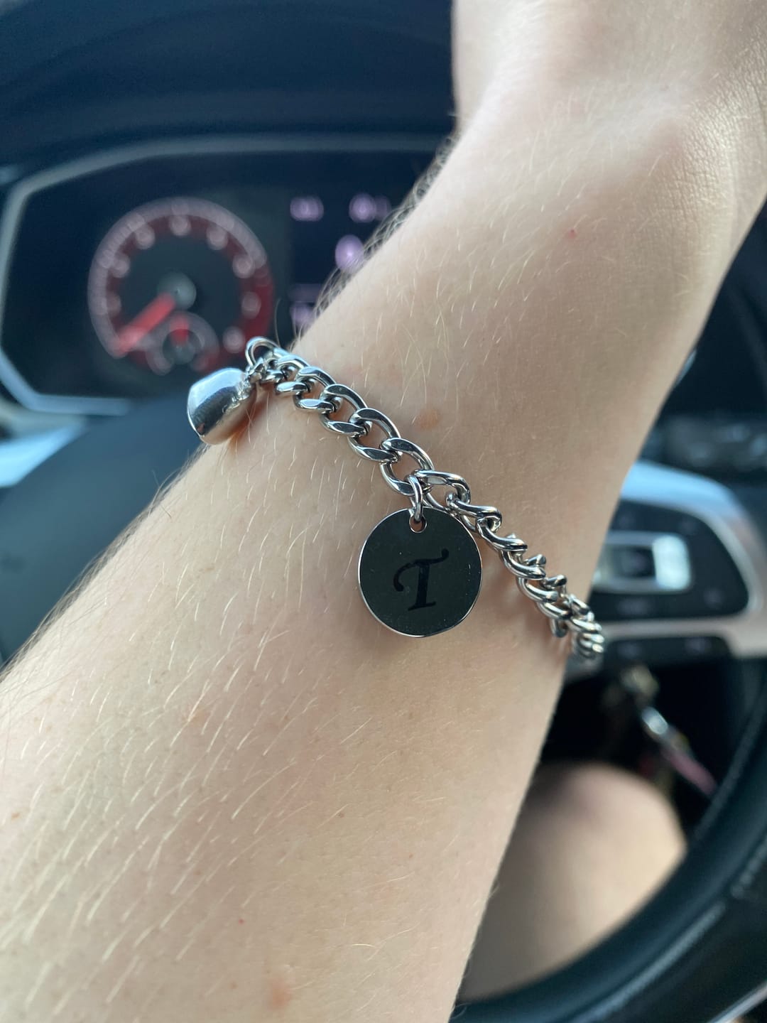 Customer photo review of Magnetic Love Letter Bracelet Set