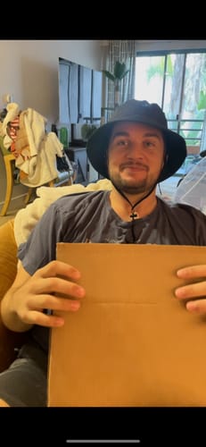Customer photo review of Big Wicking Bucket Hat