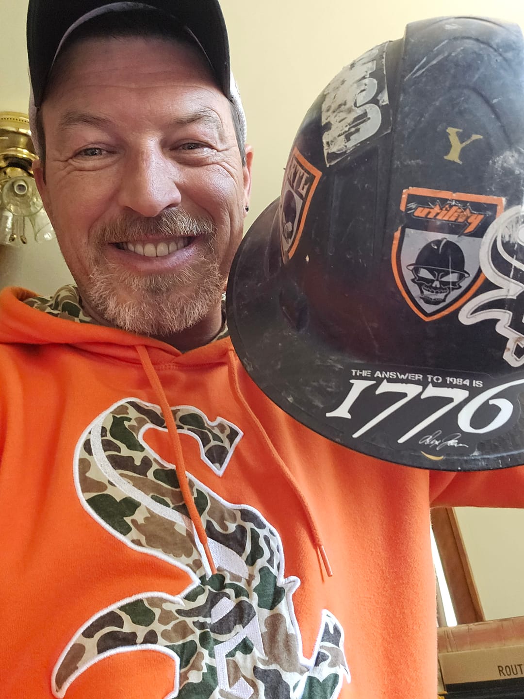 Customer photo review of The Answer to 1984 Decal