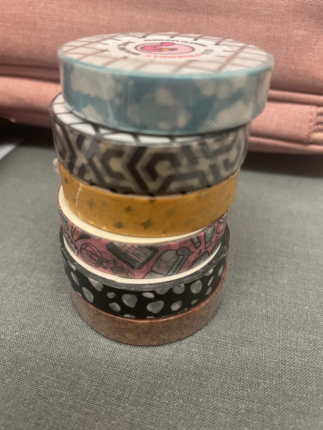 Customer photo review of Freebie Cloud Washi Tape 10mm