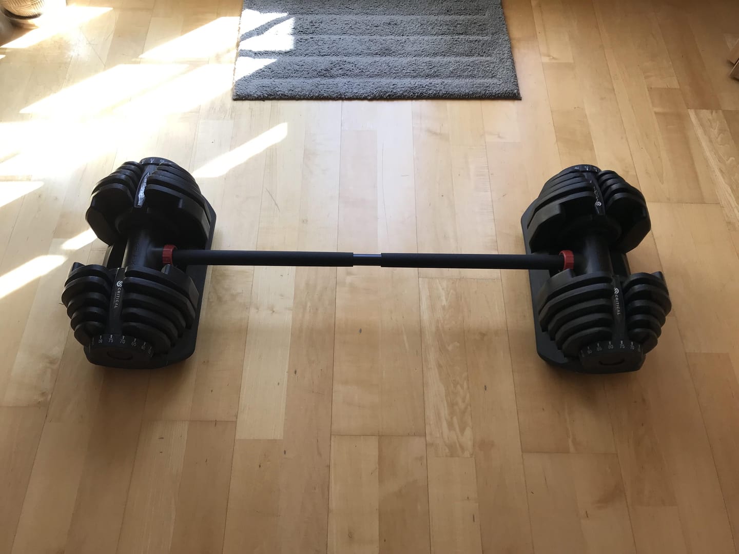 Customer photo review of Hyperbell Bundle: Bar, Kettlebell