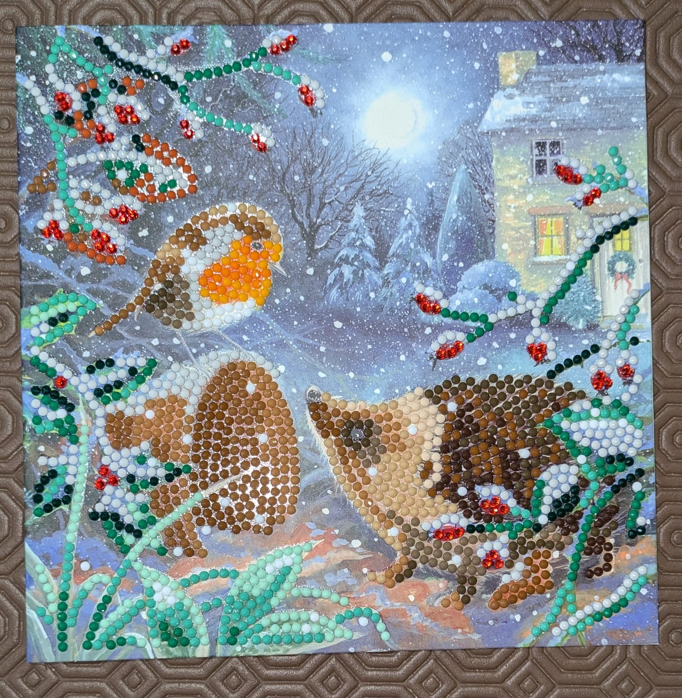 Customer photo review of 2024 Limited Edition "Festive Best of British" Set of 8 Cards