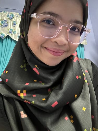 Customer photo review of The Pixel Scarf (Black)