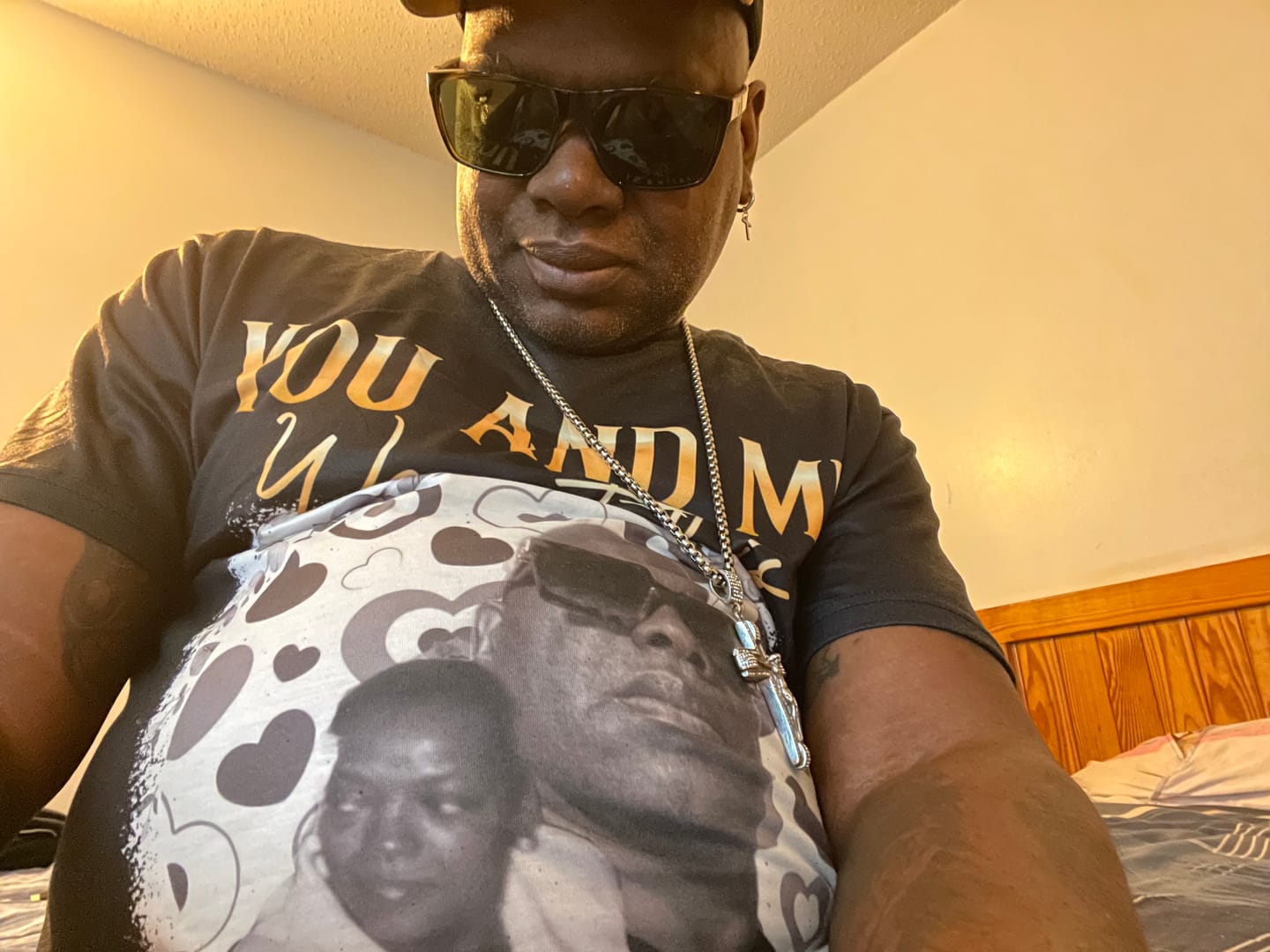 Customer photo review of You & Me We Got This Vintage 90s - Personalized Photo T-Shirt
