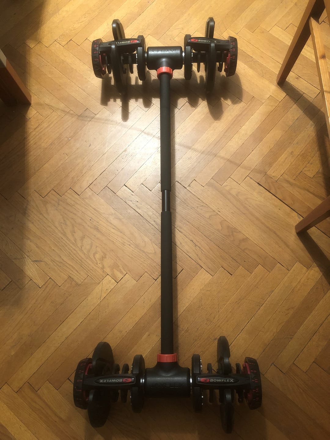 Customer photo review of Hyperbell Bundle: Bar, Kettlebell