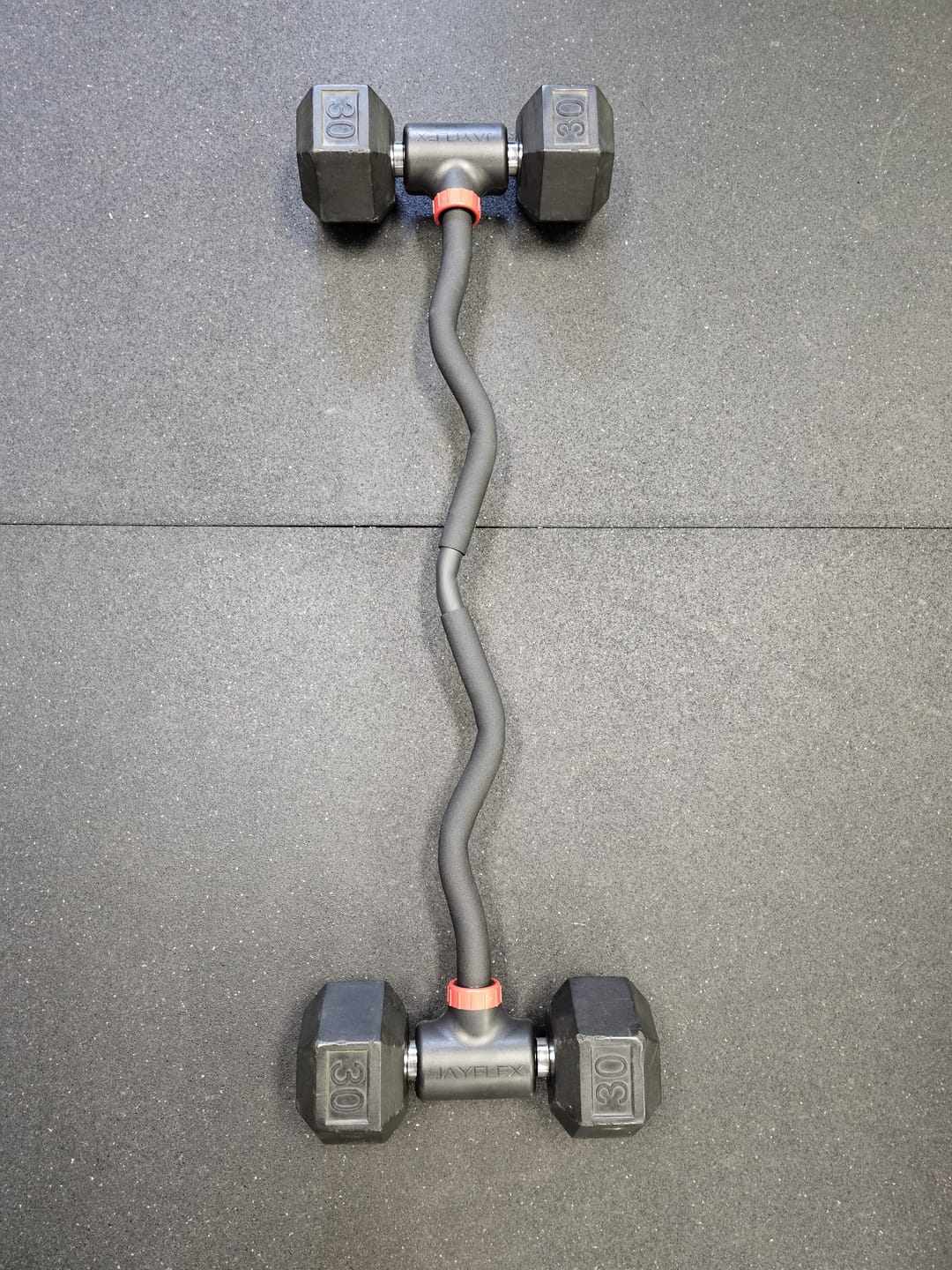 Customer photo review of Hyperbell Bundle: Bar, EZ Curl, Kettlebell, Pad