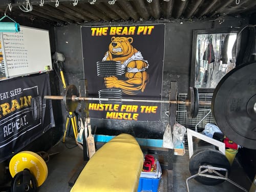 Customer photo review of Personalized Custom Wall Banner 10172