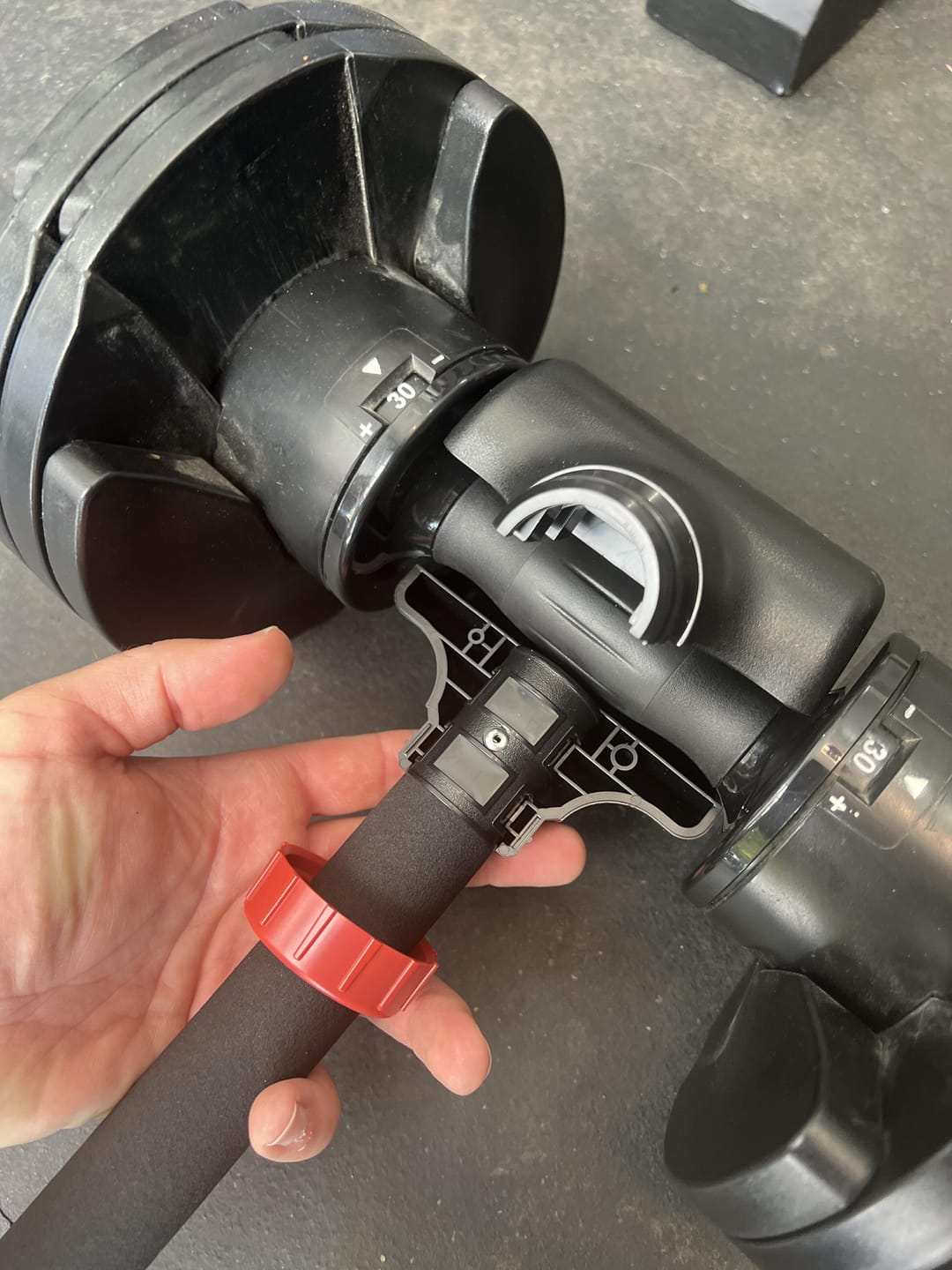 Customer photo review of Hyperbell Bundle: Bar, Kettlebell, Pad