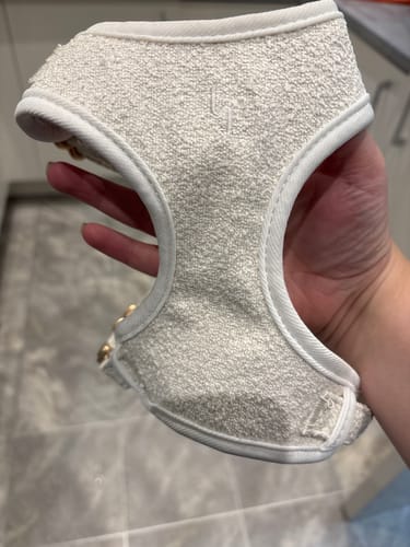 Customer photo review of Marshmallow┃Bouclé Adjustable Harness