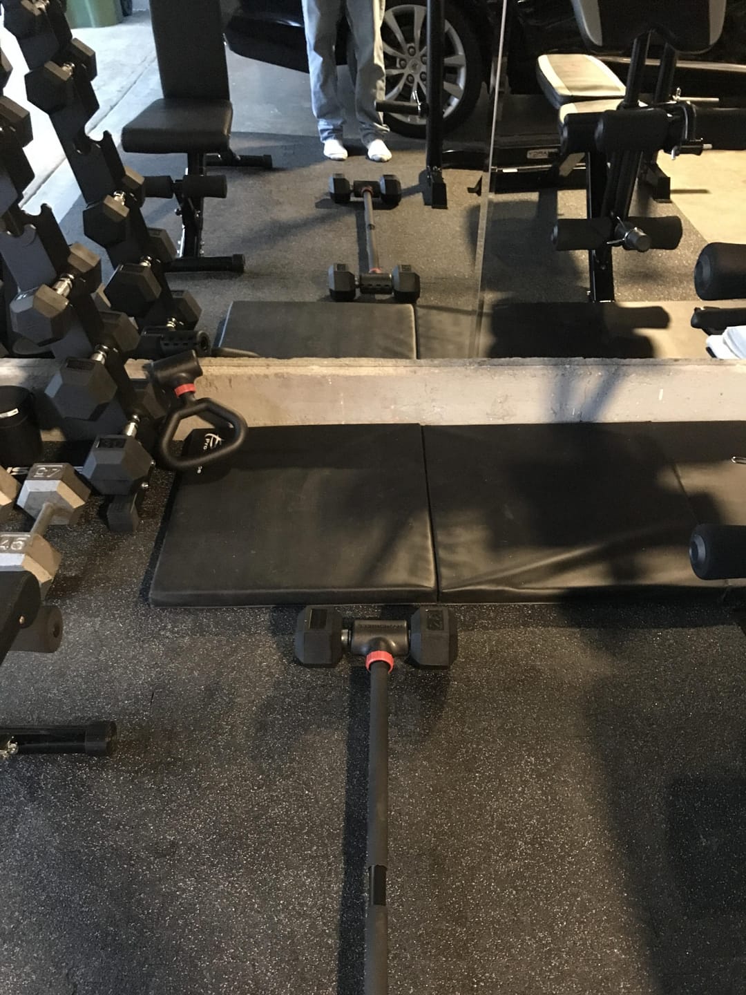 Customer photo review of Hyperbell Bundle: Bar, Kettlebell