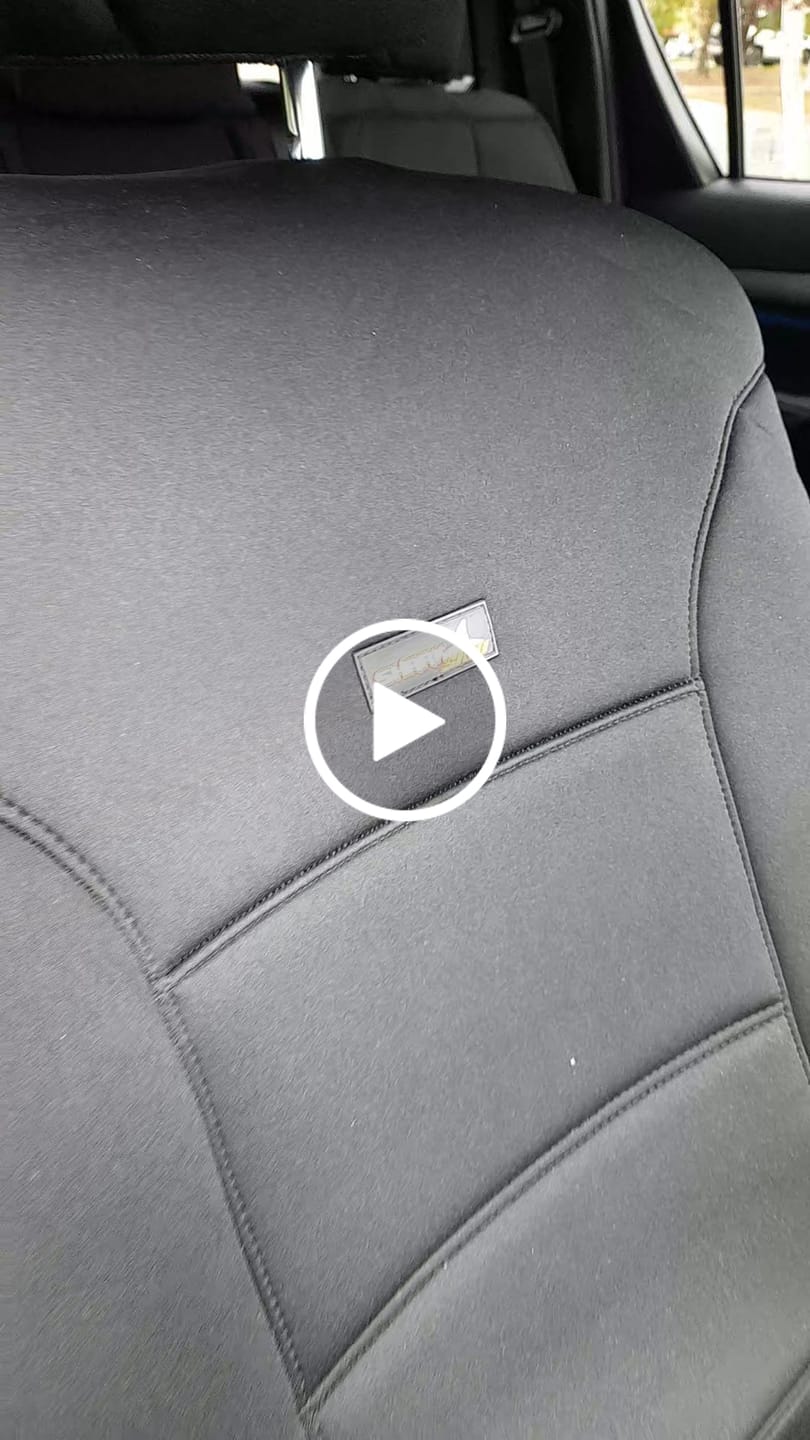 Customer video review of Sharkskin Seat Covers for Toyota Hilux SR / SR5 (07/2015-ON)