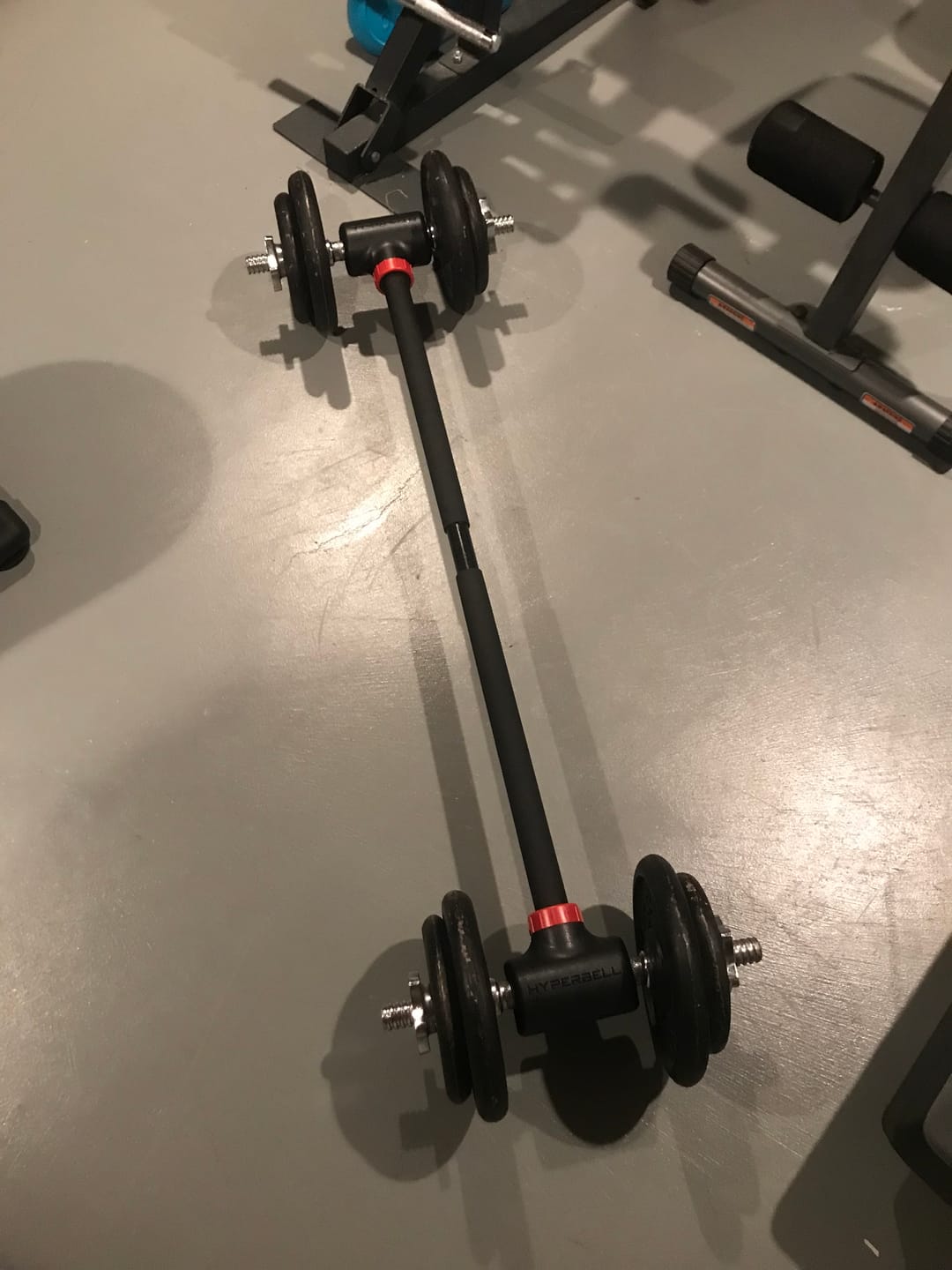 Customer photo review of Hyperbell Bundle: Bar, Kettlebell