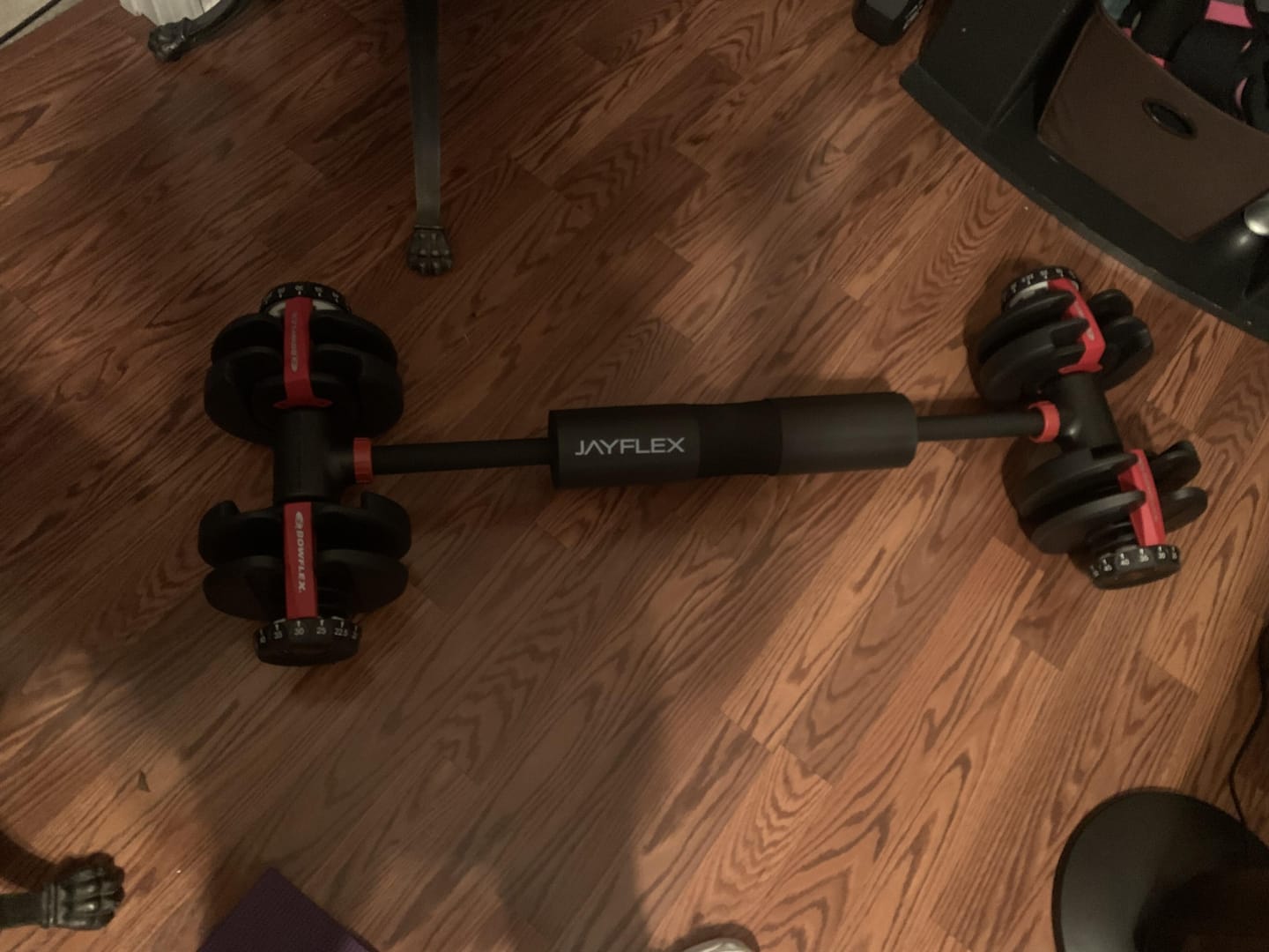 Customer photo review of Hyperbell Bundle: Bar, Kettlebell, Pad