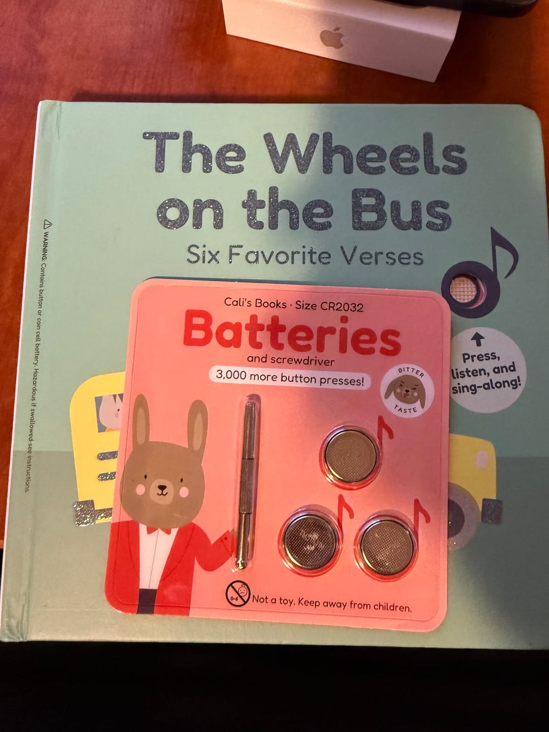 Customer photo review of CR2032 Bitter Taste Battery Replacement Kit
