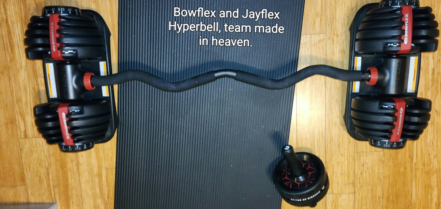 Customer photo review of Hyperbell EZ Curl Bar