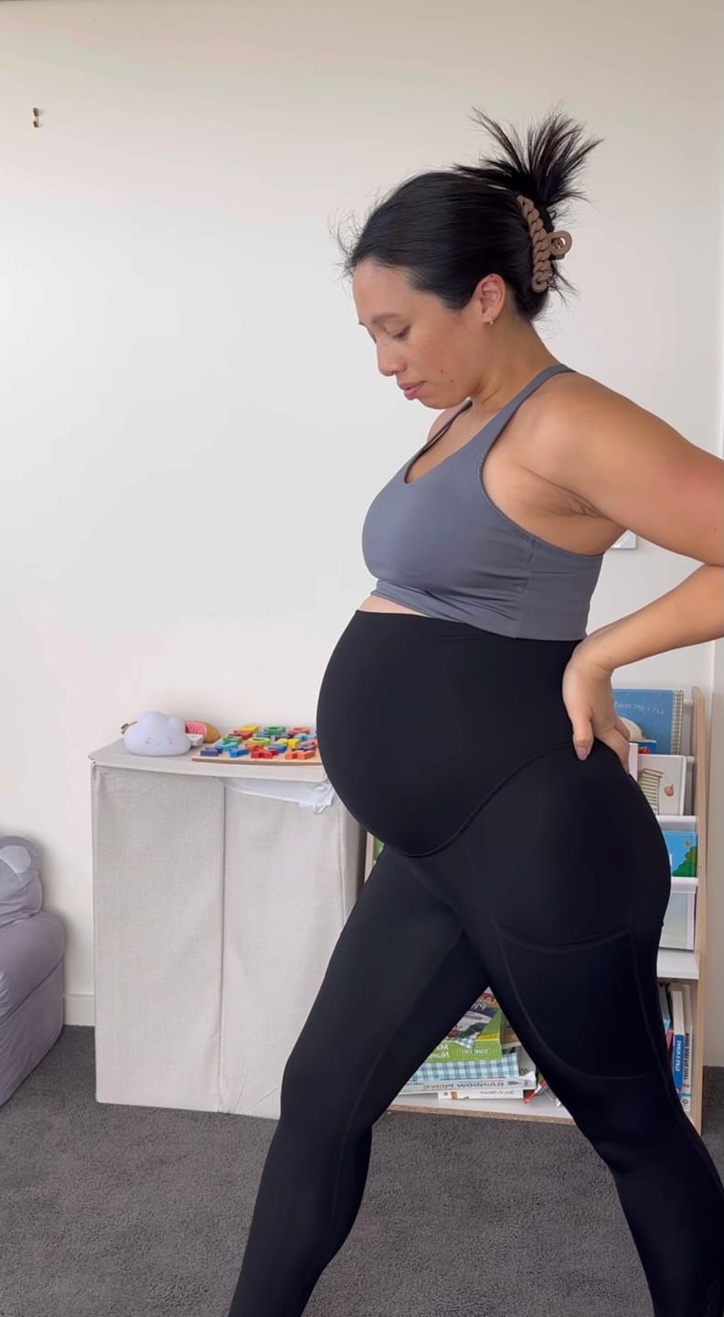 Customer photo review of pregnancy compression tight