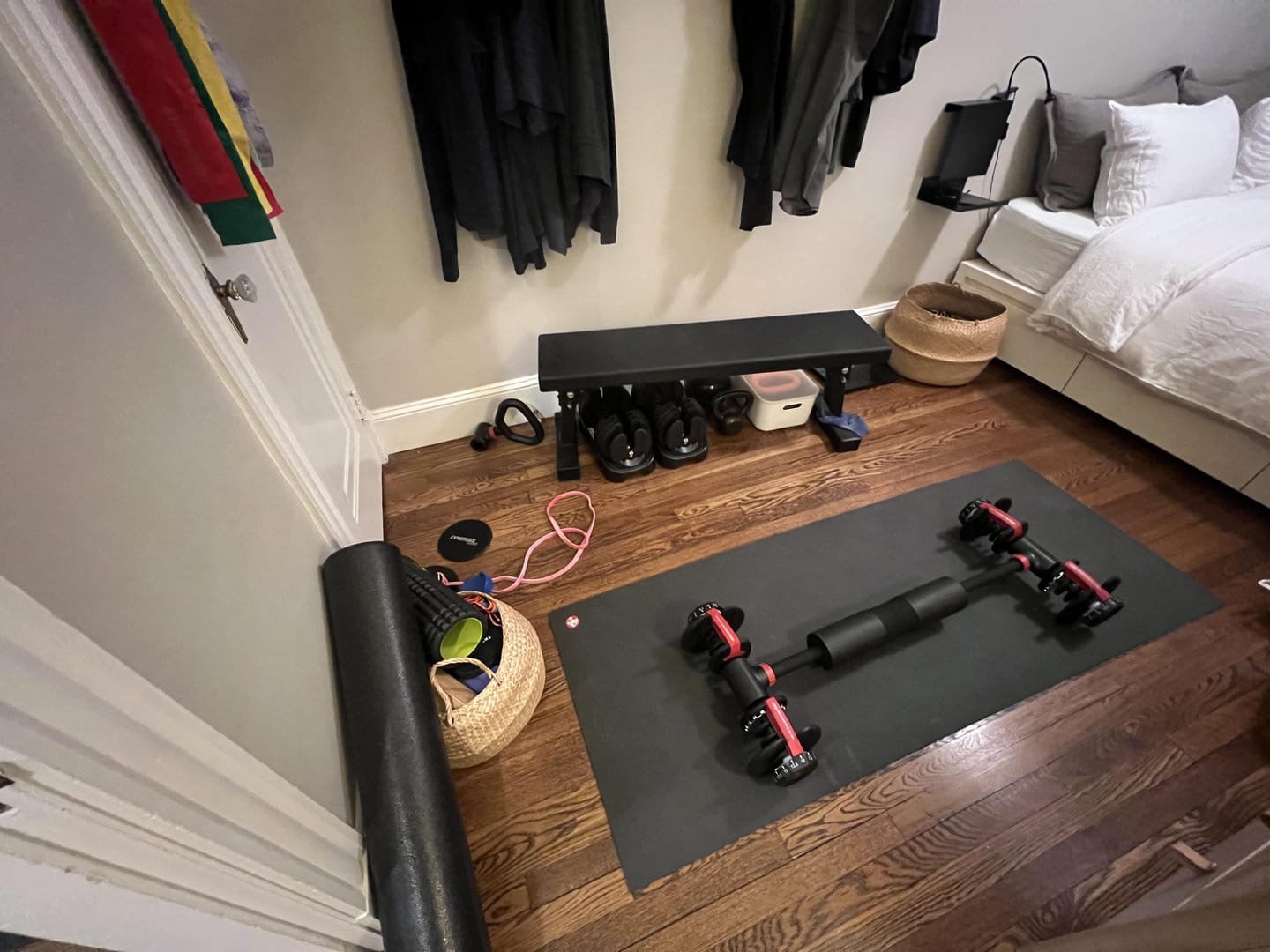 Customer photo review of Hyperbell Bundle: Bar, Kettlebell, Pad