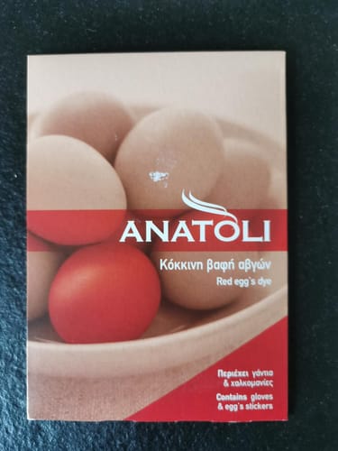 Customer photo review of Red egg dye - 3g