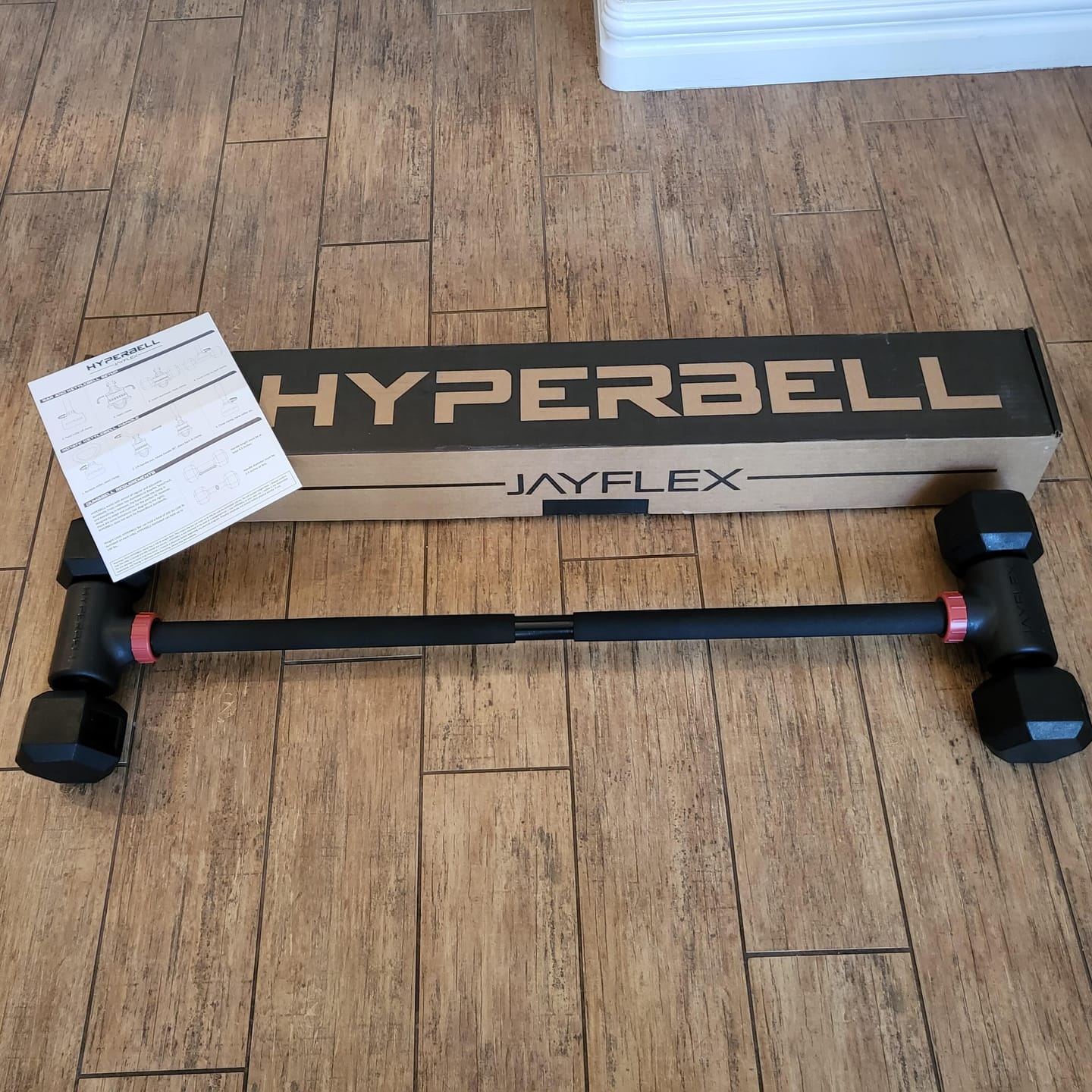 Customer photo review of Hyperbell Bundle: Bar, Kettlebell
