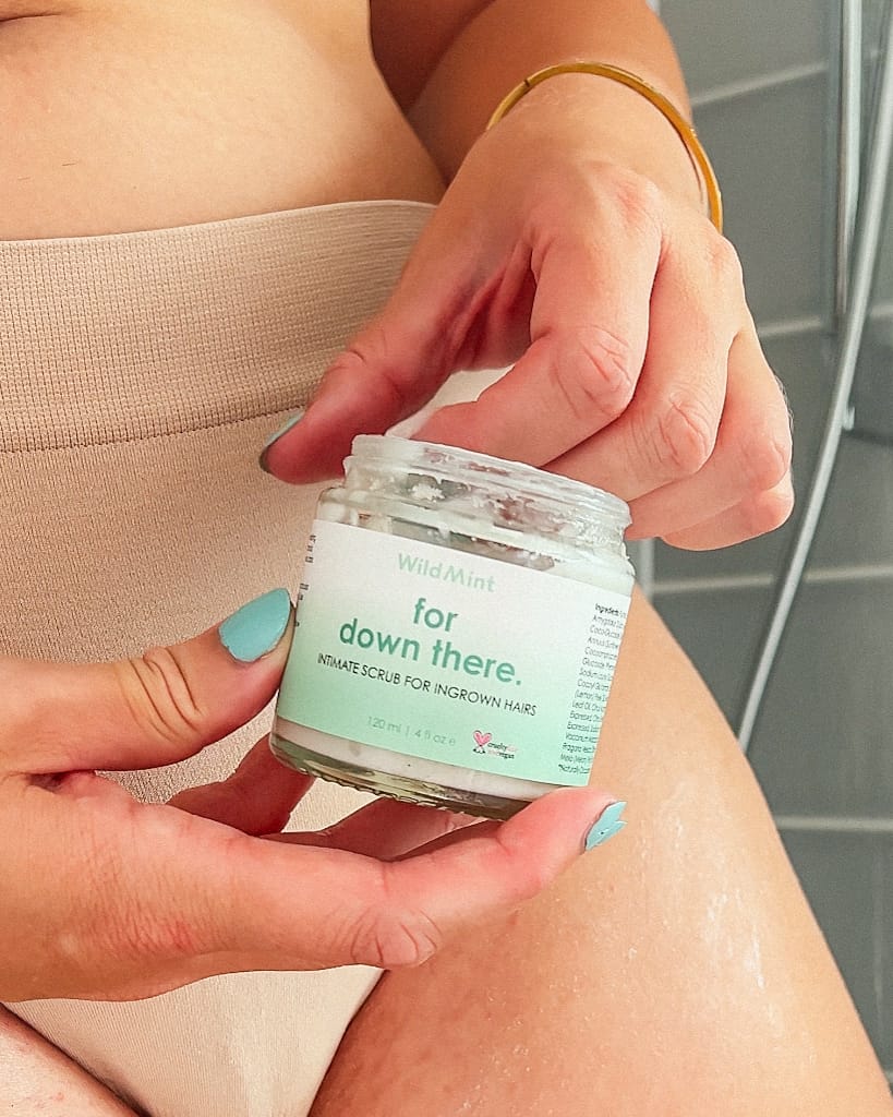 Customer photo review of Intimate Scrub