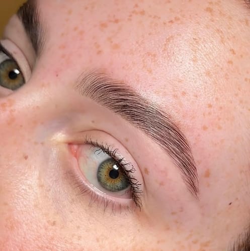 Customer photo review of Brow Lamination Kit - 1,2 & 3 Steps - 3x10 Sachets