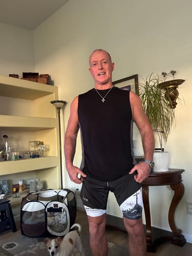 Customer photo review of Savd Minimal Cross Performance Shorts