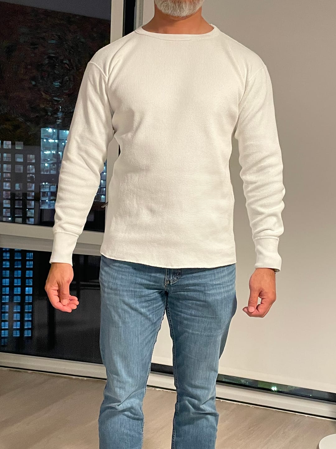 Customer photo review of Heavyweight Waffle Cotton Underwear - White