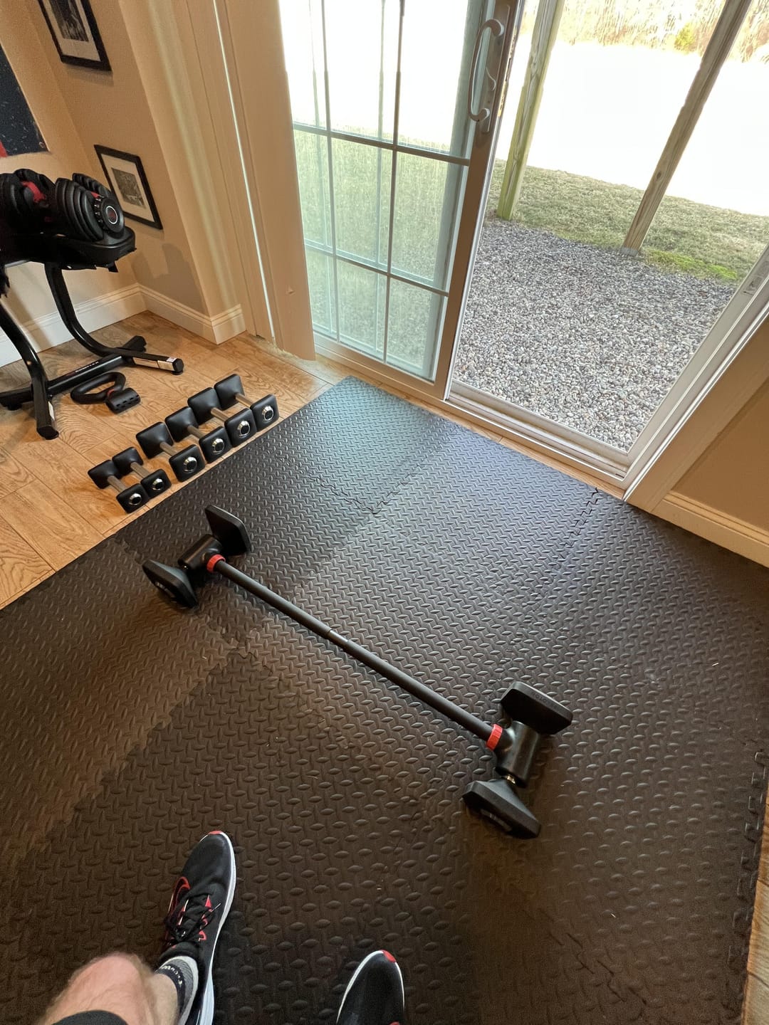 Customer photo review of Hyperbell Bundle: Bar, Kettlebell