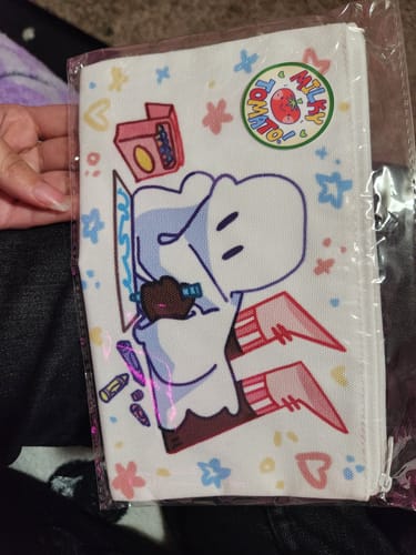 Customer photo review of Crayon Ghost Pencil Pouch
