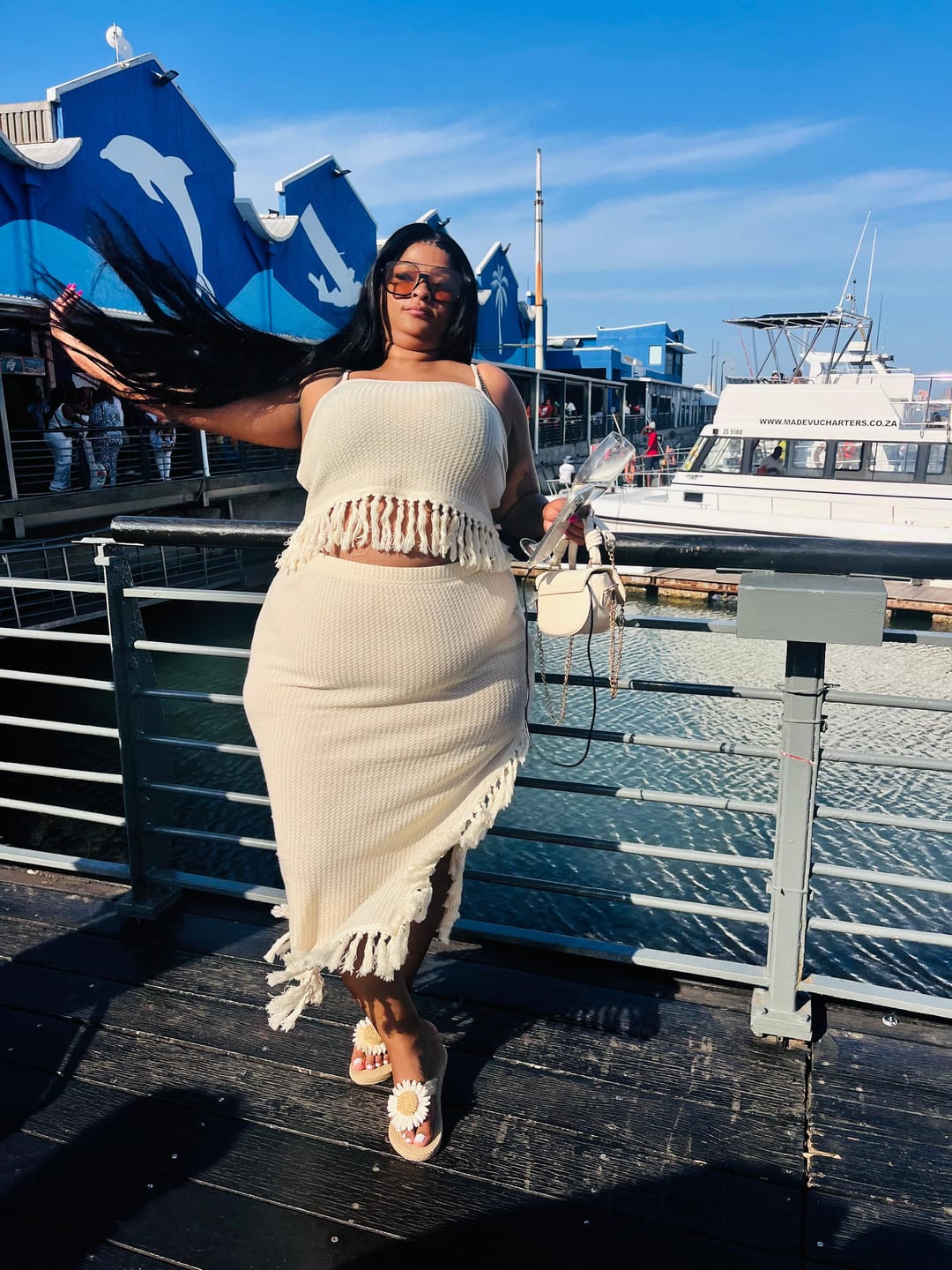 Customer photo review of Peruvian Full Lace Front 30 inch Wig