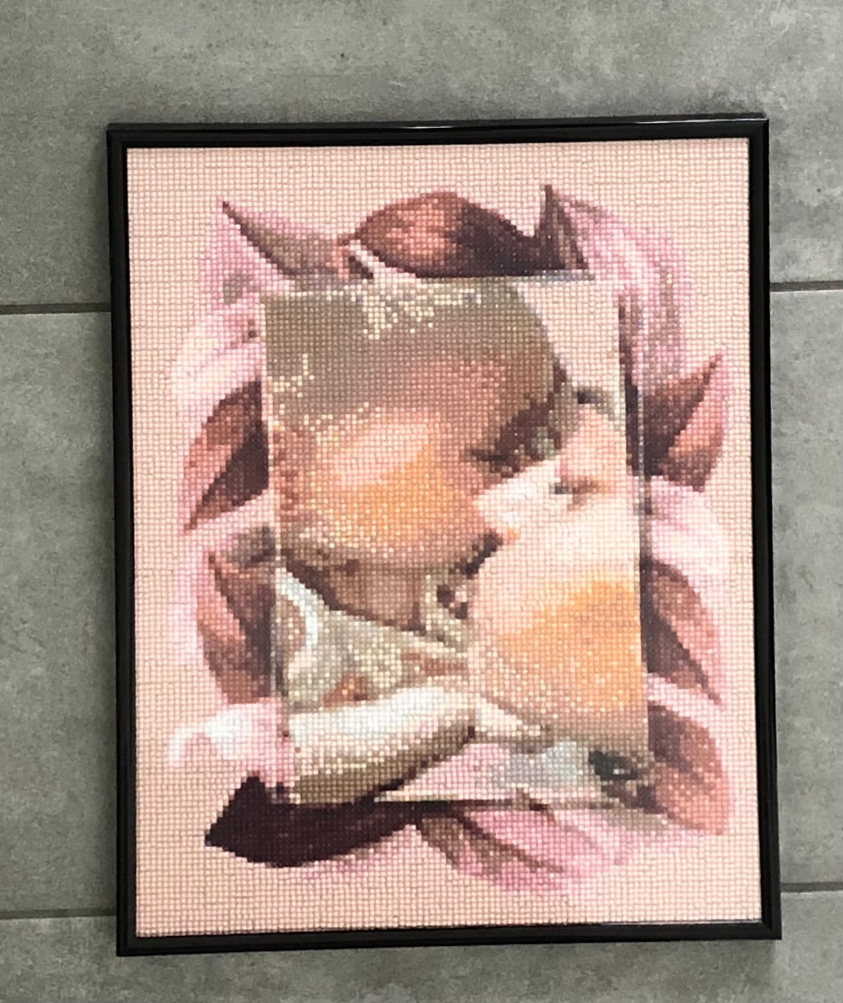 Customer photo review of Diamond Painting Personnalisé