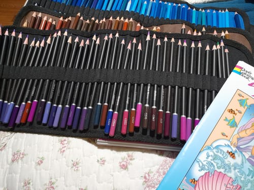 Customer photo review of Estuche Enrollable de Lona para 38 Lápices