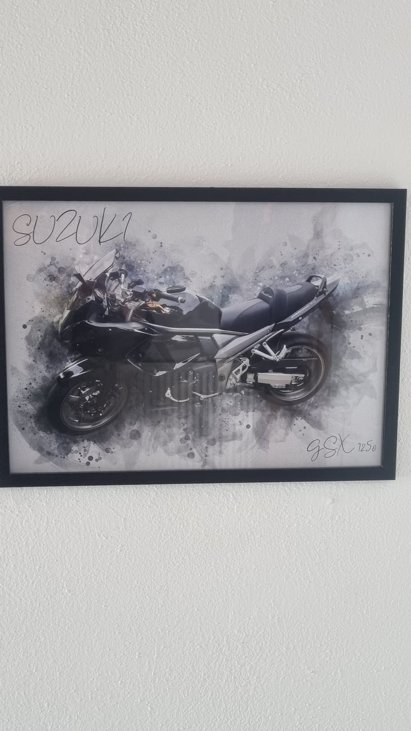 Customer photo review of Dein Hochzeitsfoto als Aquarell Poster | Geschenk zur Hochzeit