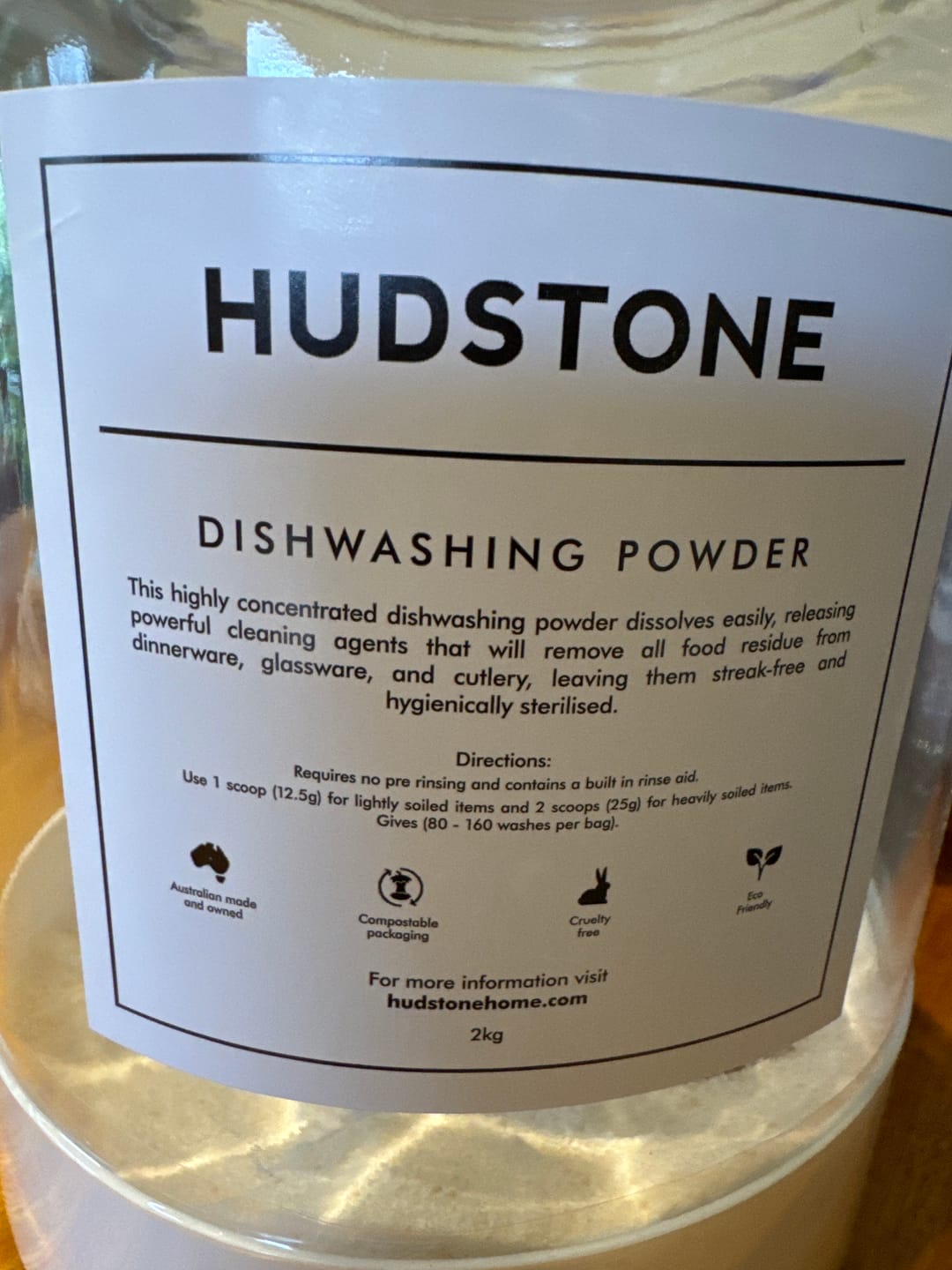 Customer photo review of Jar Labels