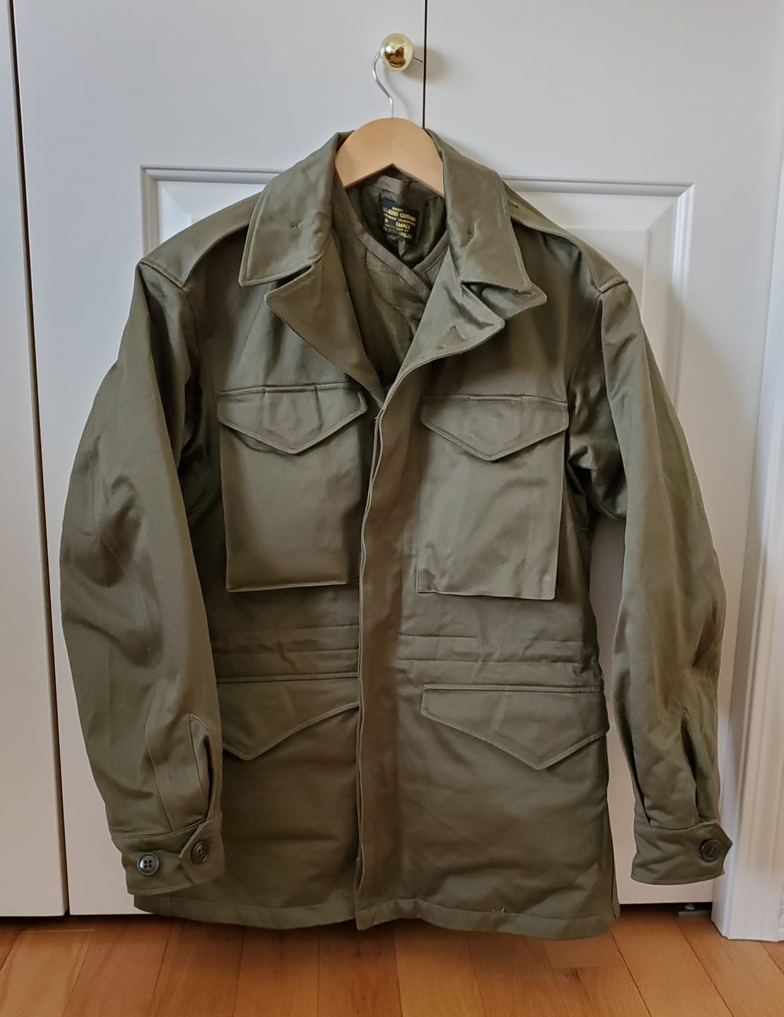 Customer photo review of Military Style Quilted Padded Ripstop Nylon Vest - Olive