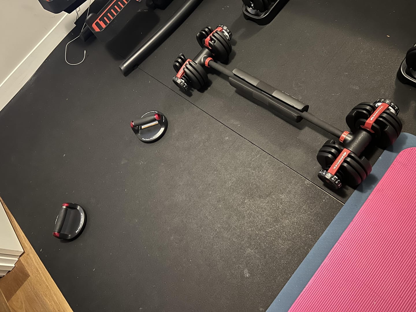 Customer photo review of Hyperbell Bundle: Bar, Kettlebell, Pad