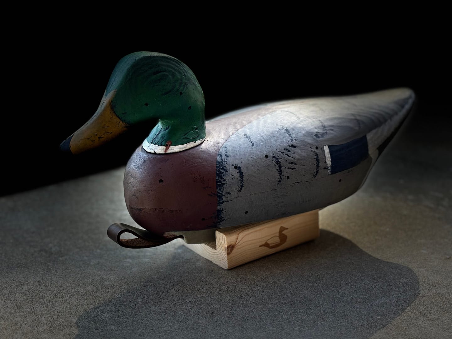 Customer photo review of Puddle Duck Memorial Decoy Urn