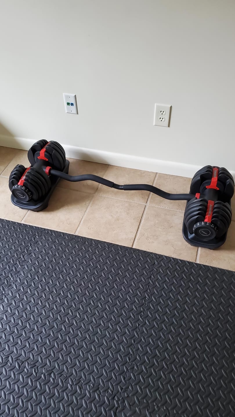 Customer photo review of Hyperbell EZ Curl Bar