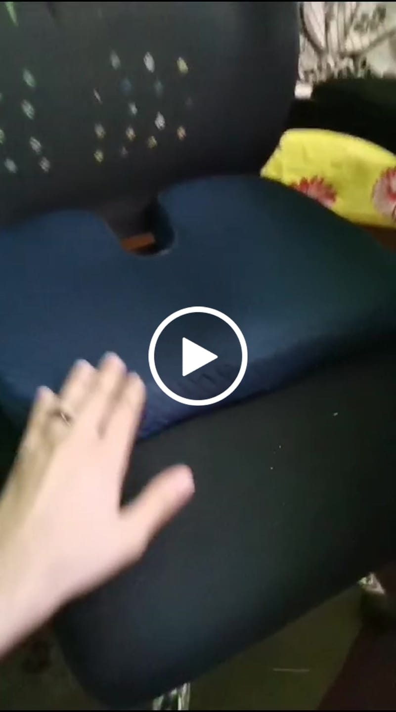 Customer video review of Rall- Portable Tailbone Cushion