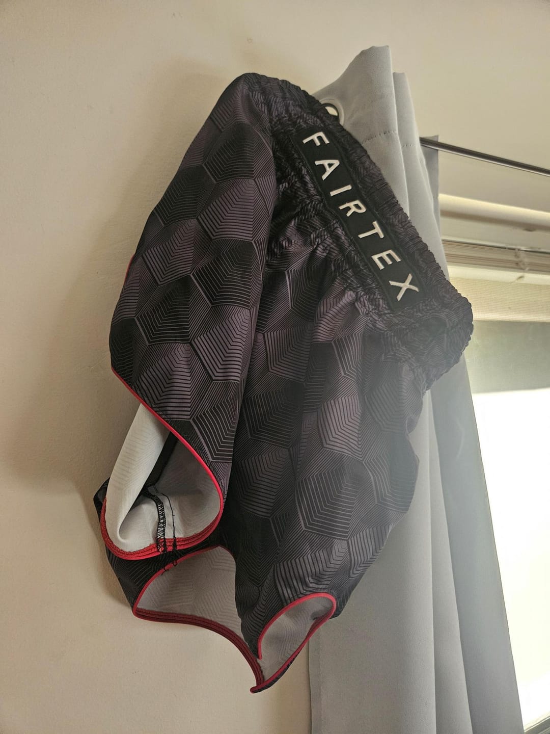 Customer photo review of Fairtex BS1901 Stealth Black Slim Cut Muay Thai Boxing Short