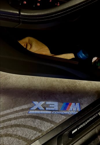 Customer photo review of BMW X SERIES DOOR LIGHTS