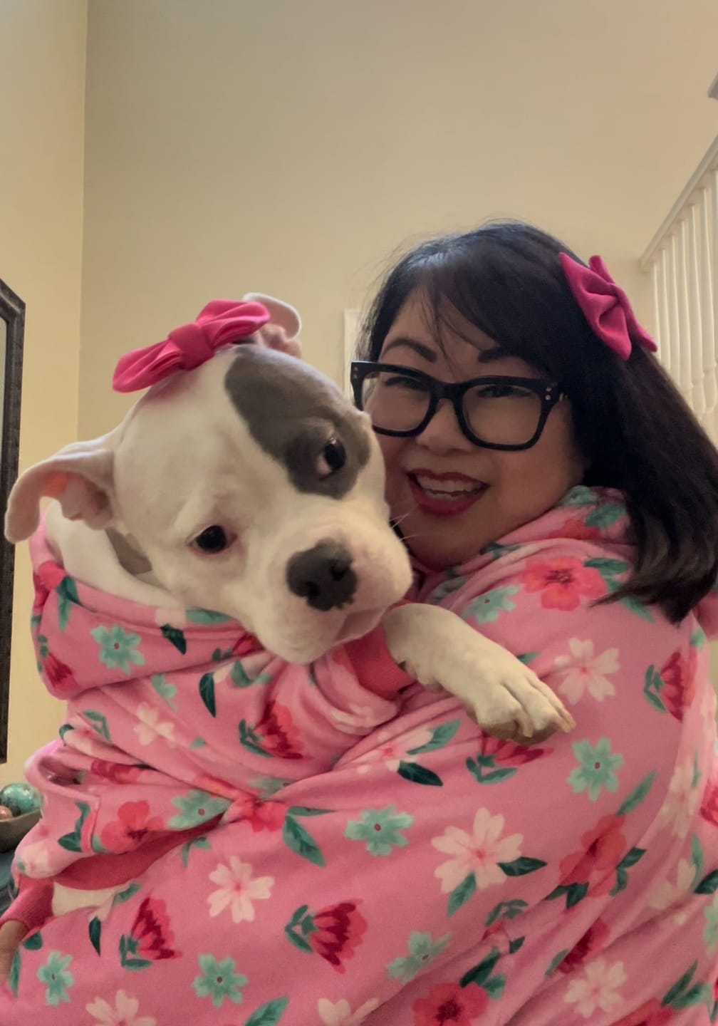 Customer photo review of Blossom Human Hoodie - Pink