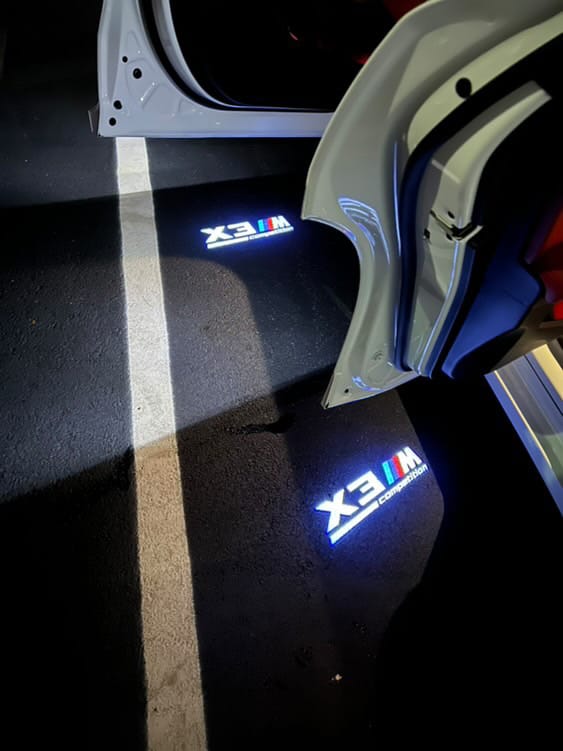 Customer photo review of BMW X SERIES DOOR LIGHTS
