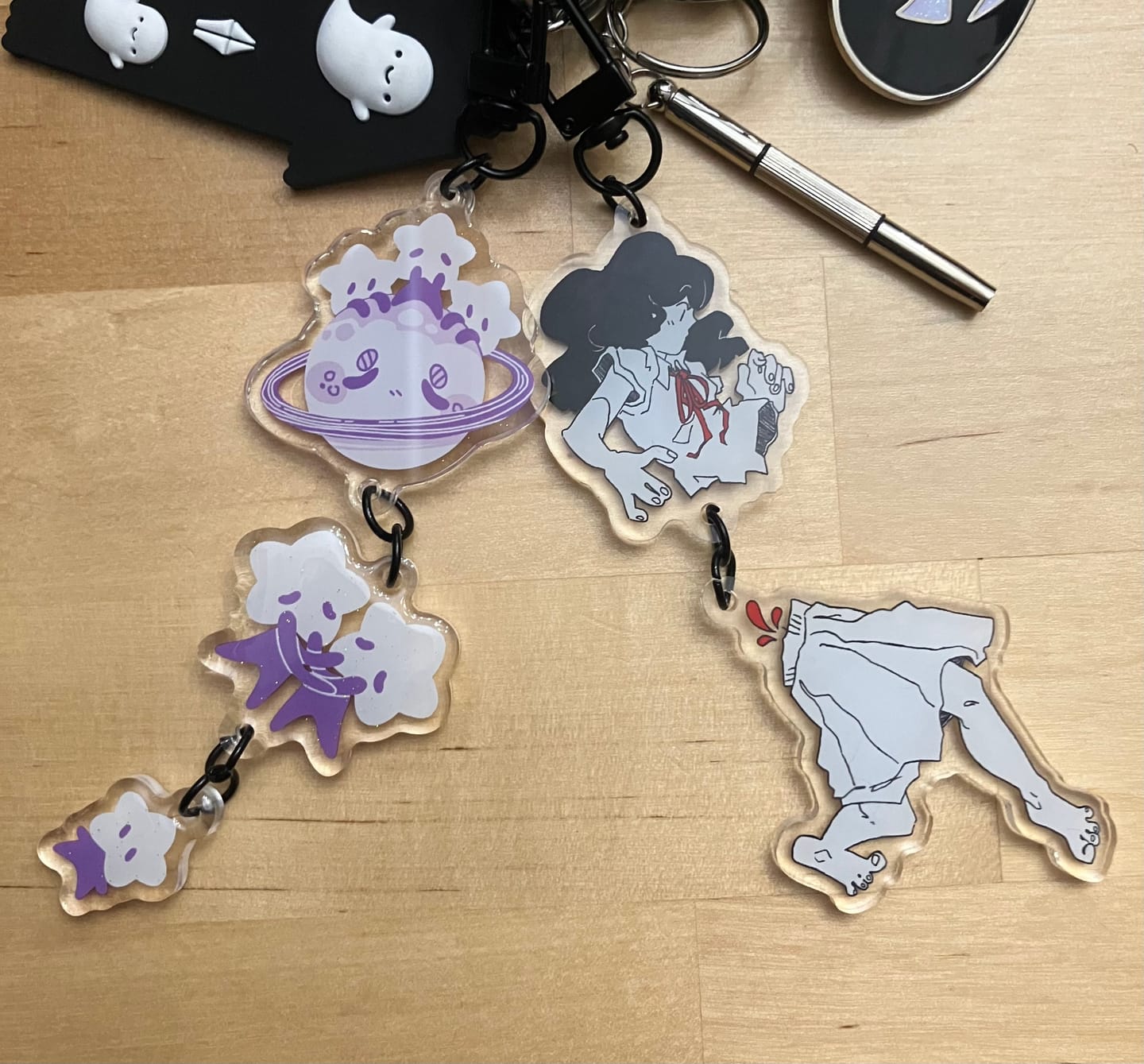 Customer photo review of Star Babies Dangling Keychain