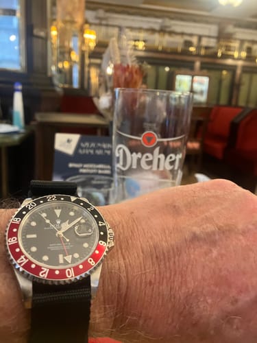 Customer photo review of Five Eye Nylon Watch Strap - PVD/Black