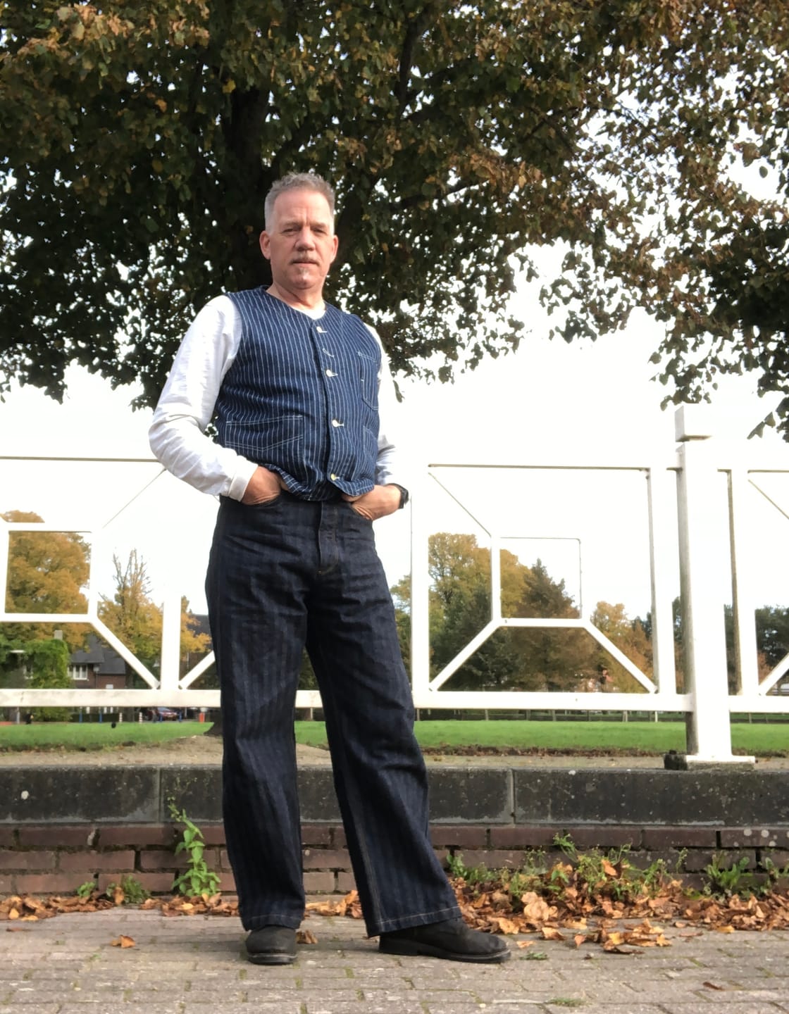 Customer photo review of 1930s Wabash Railway Work Vest